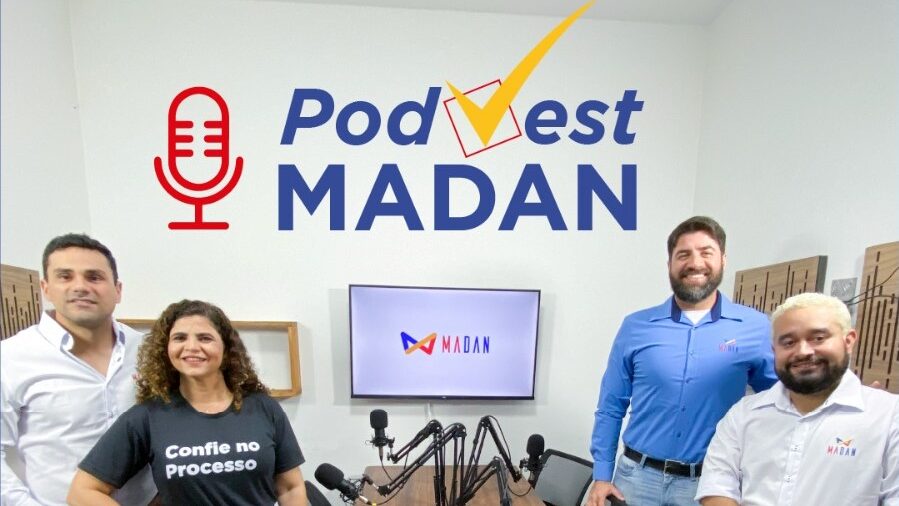 Se liga na novidade: o MADAN também tem um podcast, ou melhor, PodVest, para chamar de seu!