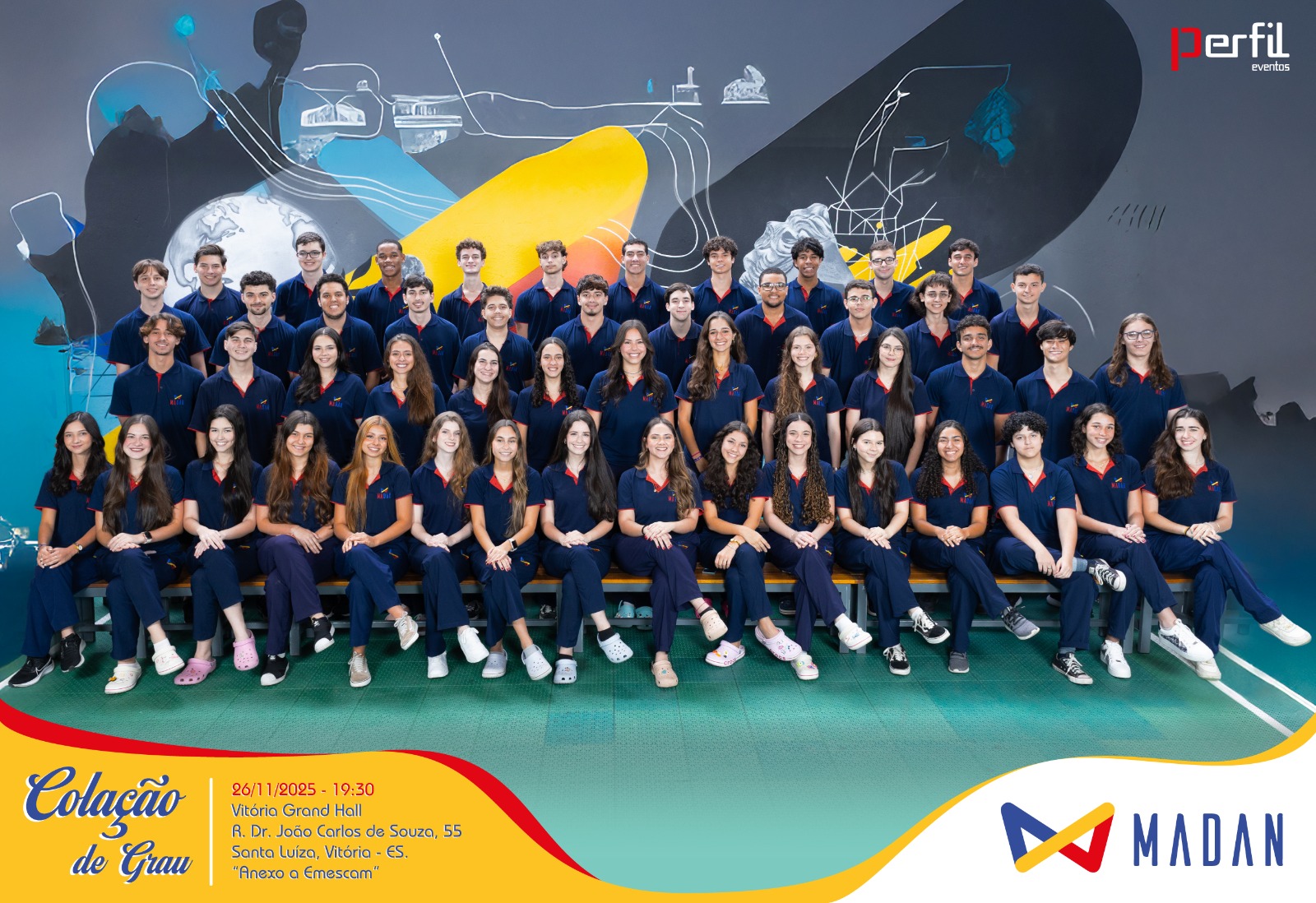 3ª Série MED e 3ª Série ITA celebram conquistas no Vitória Grand Hall